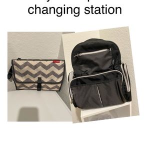 Baby back pack & changing station